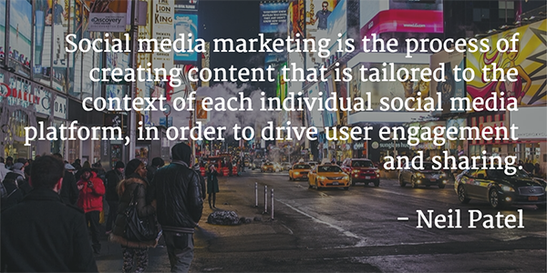 Neil-Patel-Quote - social media marketing