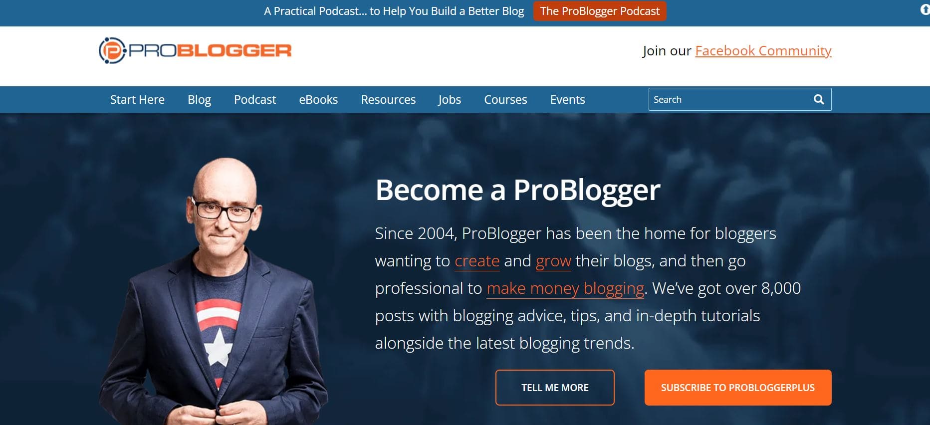 Problogger - Website For Freelance Content Writer