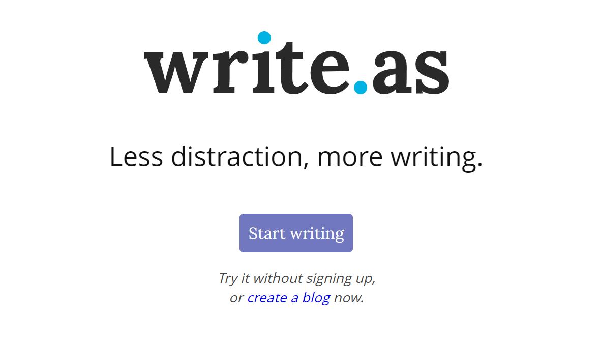 write.as - hubspot alternatives